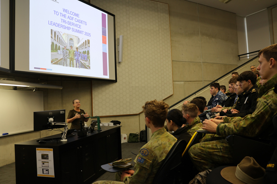 Adult leaders participating in a training summit